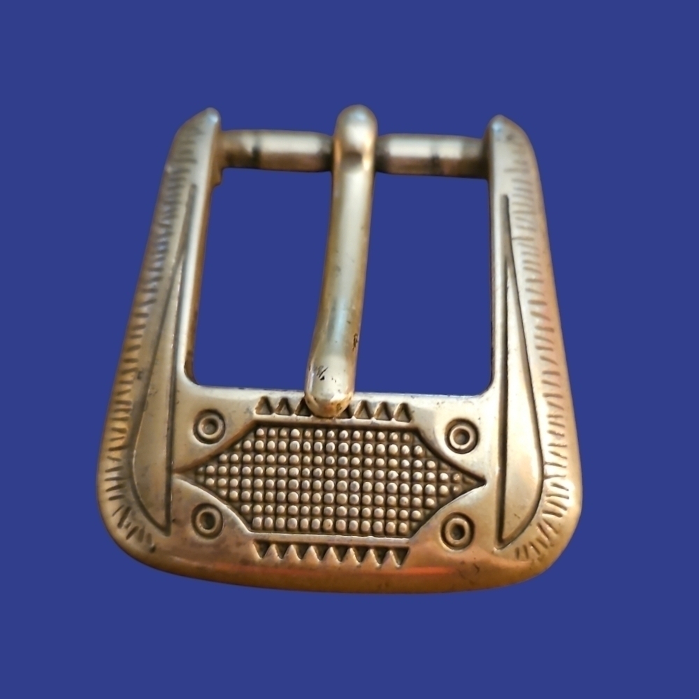 Vintage FOSSIL 1998 Metal Belt Buckle